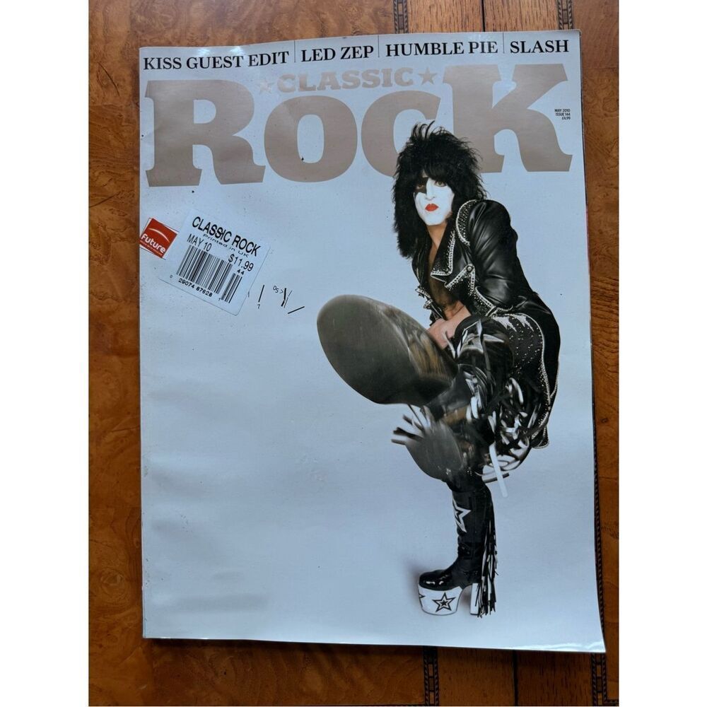 Classic Rock Magazine May 2010 KISS Paul Stanley + Meat Loaf Insert